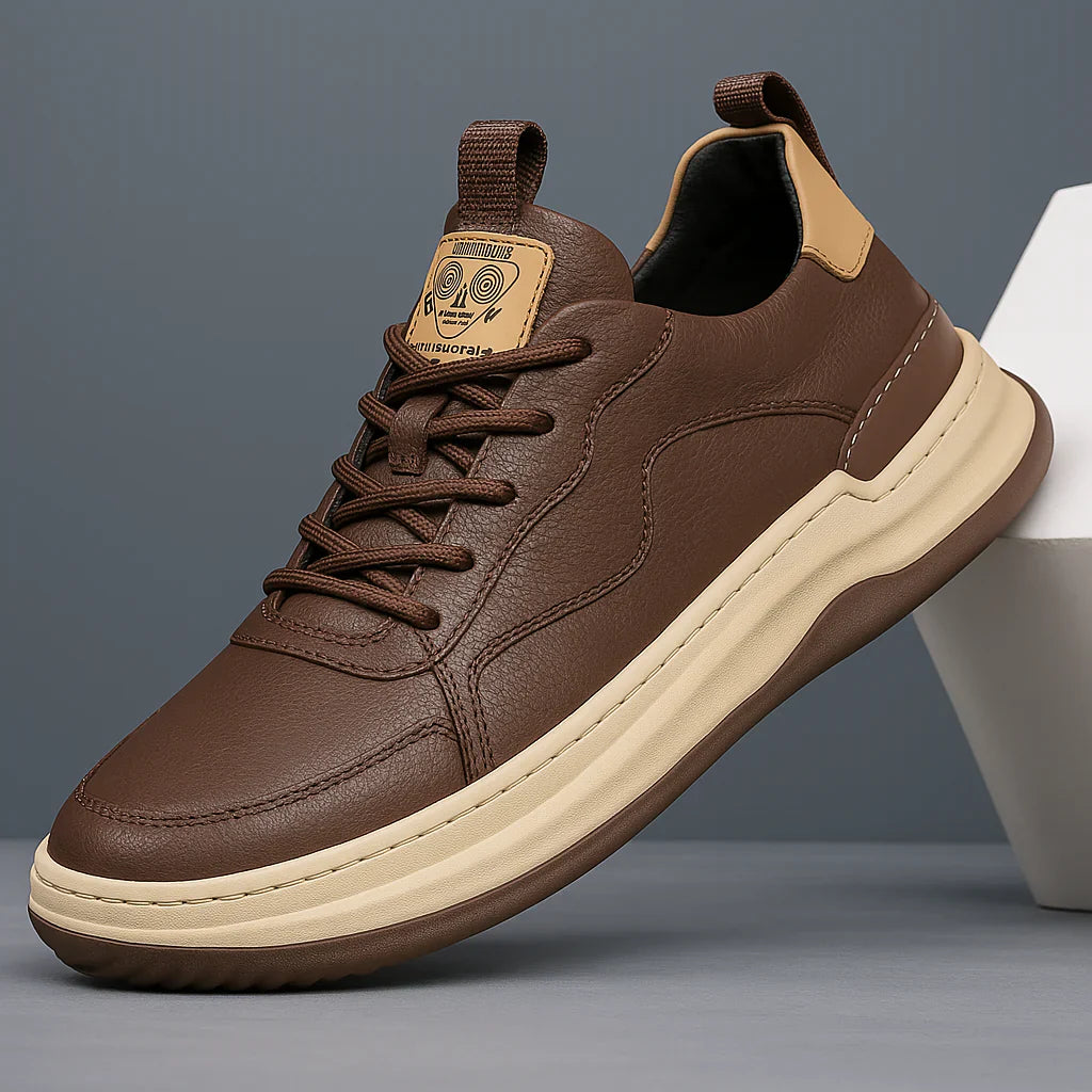 Waldoz Milano Leder-Sneaker – Elegante Herren Premium Schuhe
