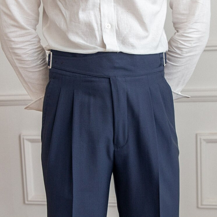 Sommerfeld™ | Ellis - Klassische Hose Mit Hoher Taille Und Schnallenverschluss Für Herren