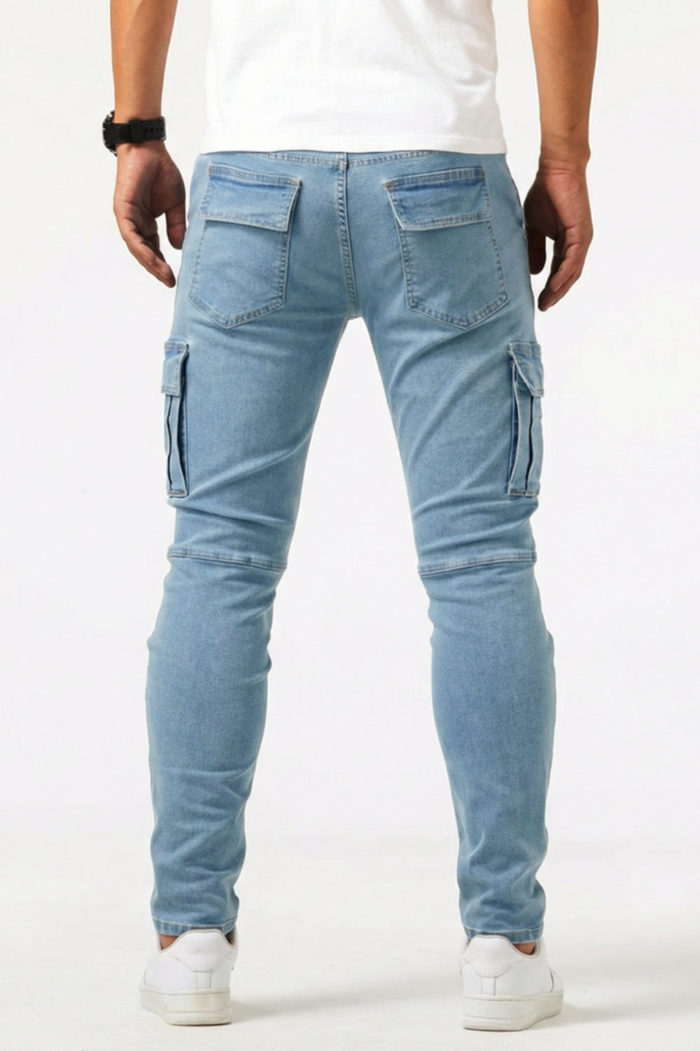 Sommerfeld | Elastische Cargo Jeans für Herren (1 kaufen, 1 GRATIS dazu)