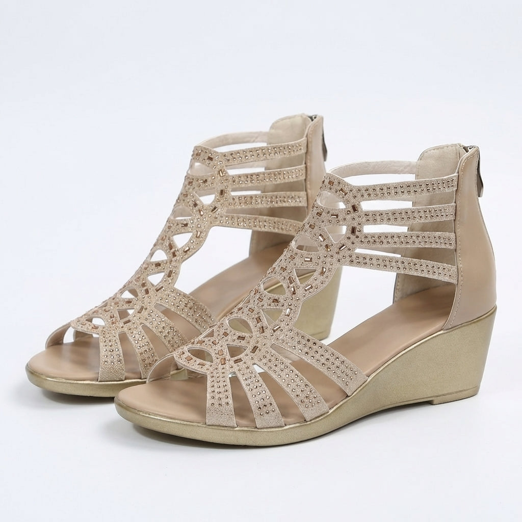 Waldoz Elara | Elegante Keilsandalen für Damen