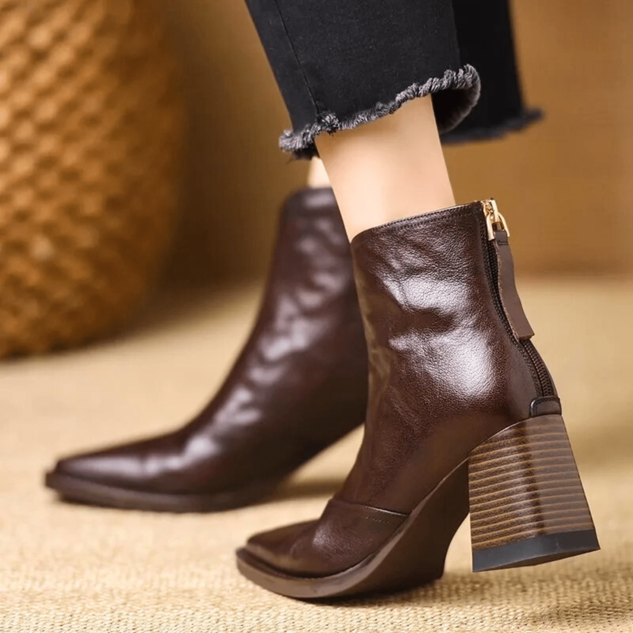 Sommerfeld™ | Luxuriöse Stiefeletten mit mittelhohem Absatz
