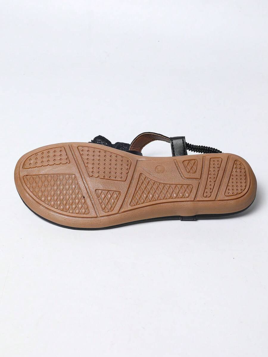 Waldoz Flora | Orthopädische Sandalen mit Blumenapplikation