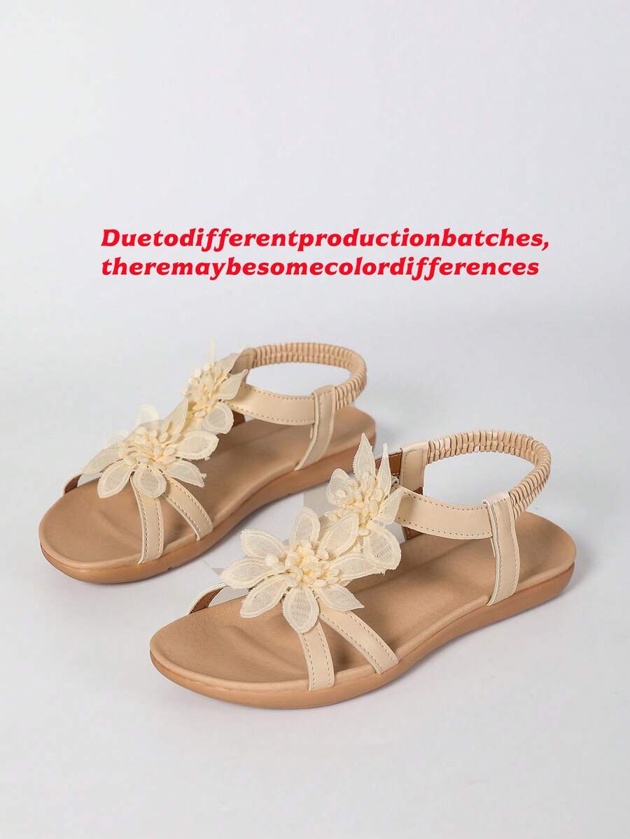 Waldoz Flora | Orthopädische Sandalen mit Blumenapplikation