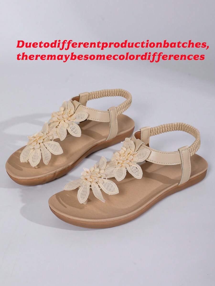 Waldoz Flora | Orthopädische Sandalen mit Blumenapplikation