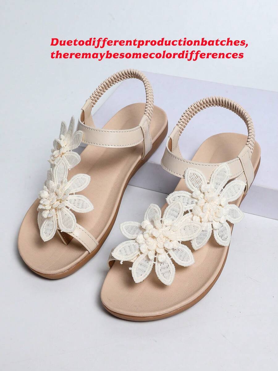 Waldoz Flora | Orthopädische Sandalen mit Blumenapplikation