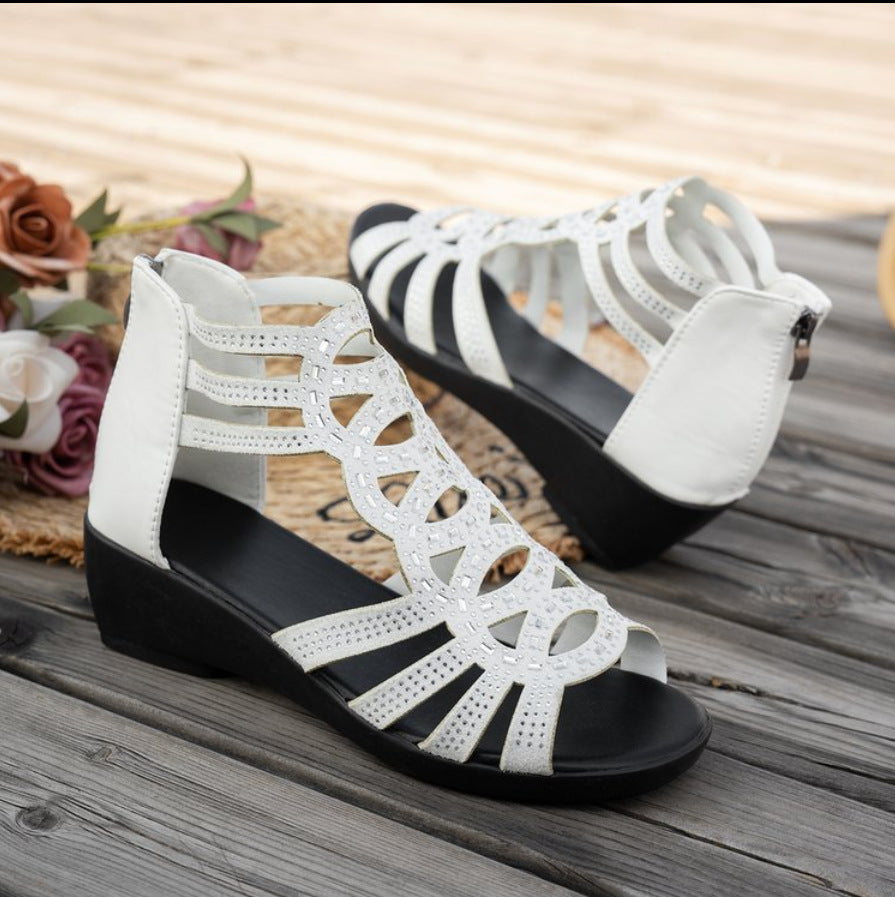 Waldoz Elara | Elegante Keilsandalen für Damen