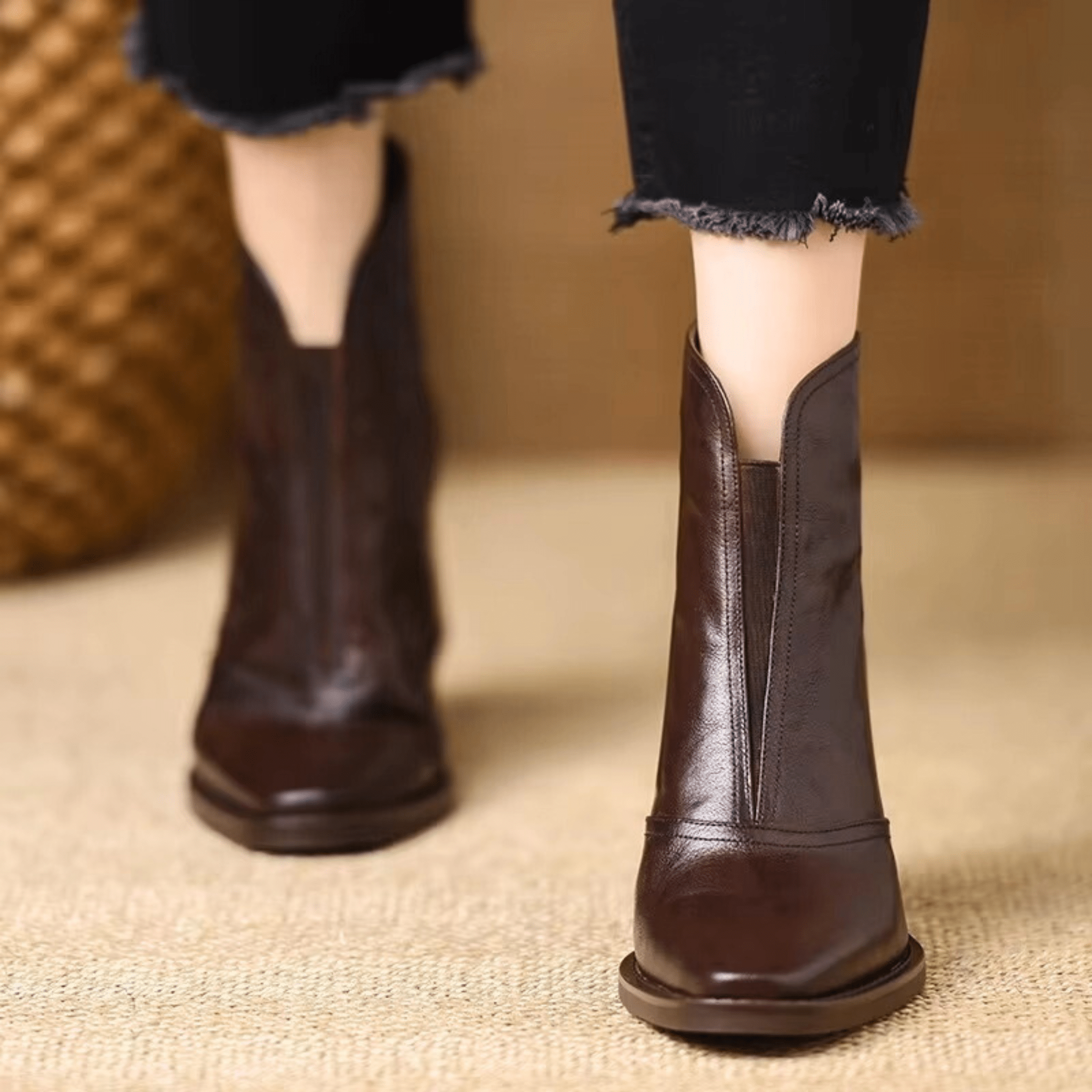 Sommerfeld™ | Luxuriöse Stiefeletten mit mittelhohem Absatz