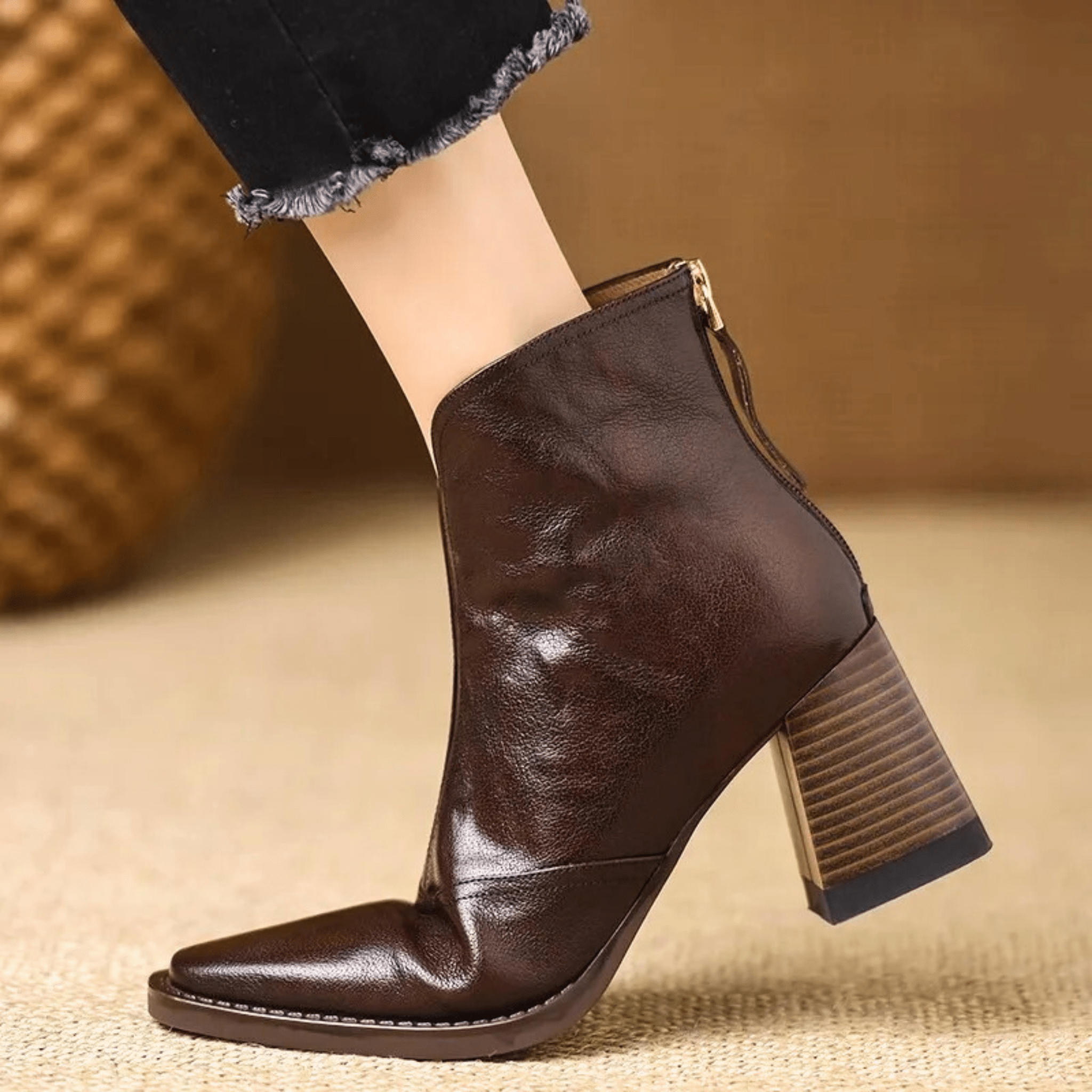 Sommerfeld™ | Luxuriöse Stiefeletten mit mittelhohem Absatz